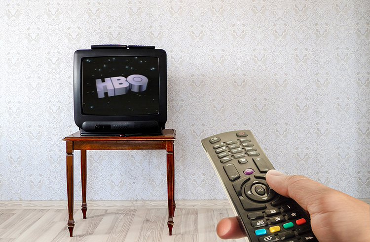 TV HBO and remote