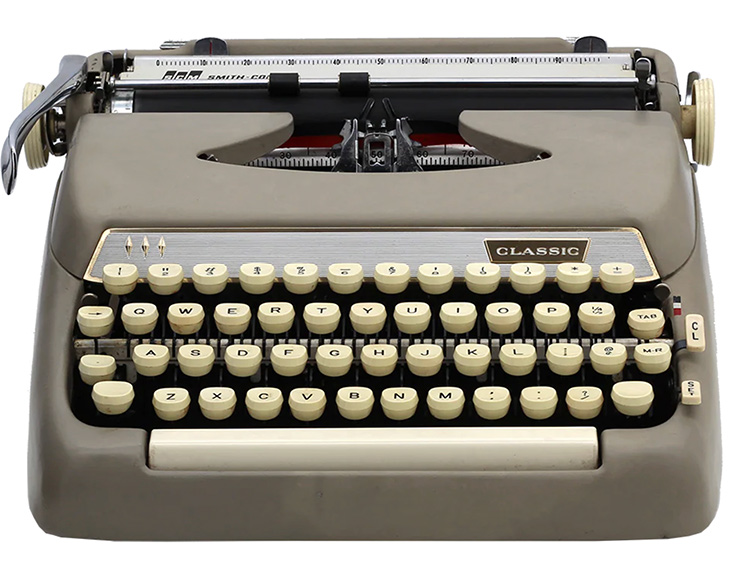 1950s Smith Corona typewriter